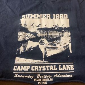 Camp Crystal Lake crop tee